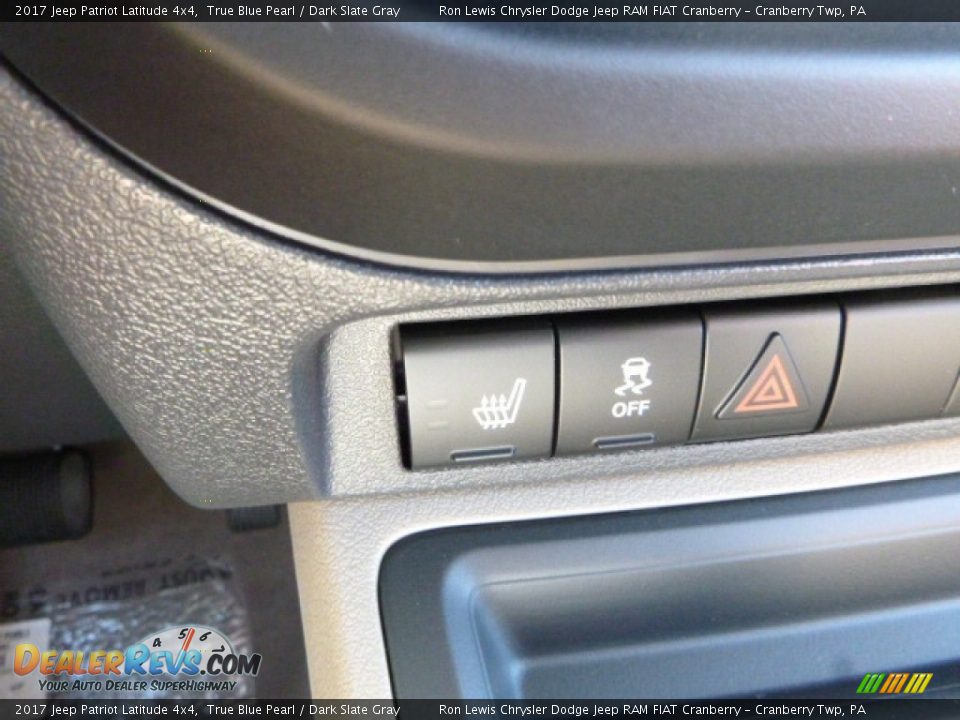 2017 Jeep Patriot Latitude 4x4 True Blue Pearl / Dark Slate Gray Photo #18