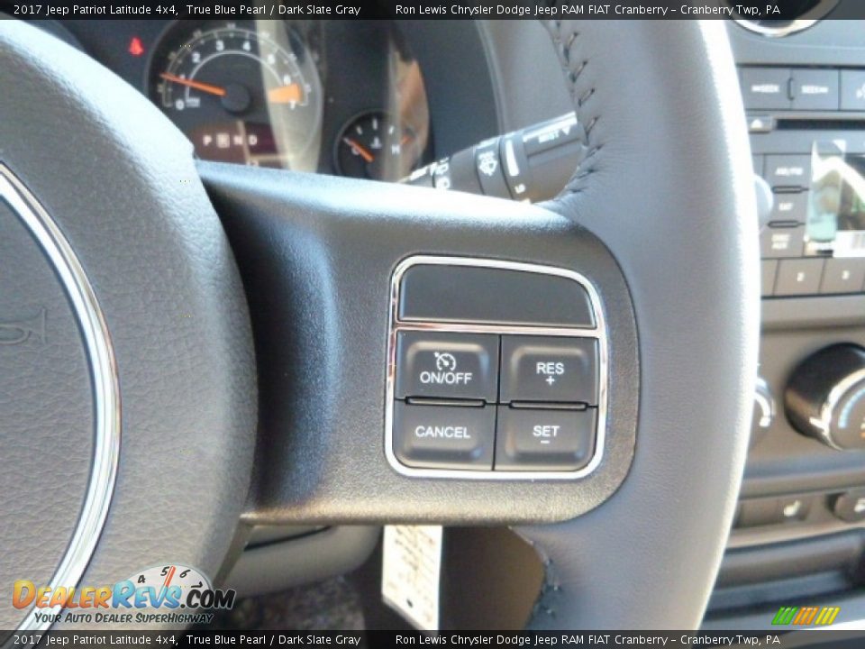 2017 Jeep Patriot Latitude 4x4 True Blue Pearl / Dark Slate Gray Photo #19