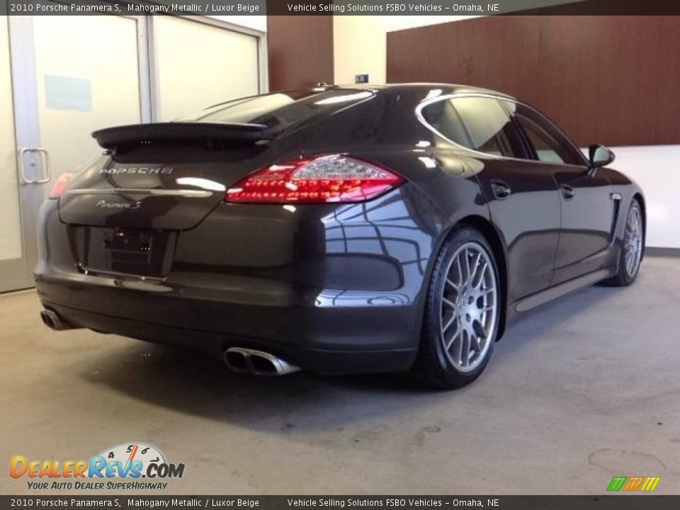 2010 Porsche Panamera S Mahogany Metallic / Luxor Beige Photo #5