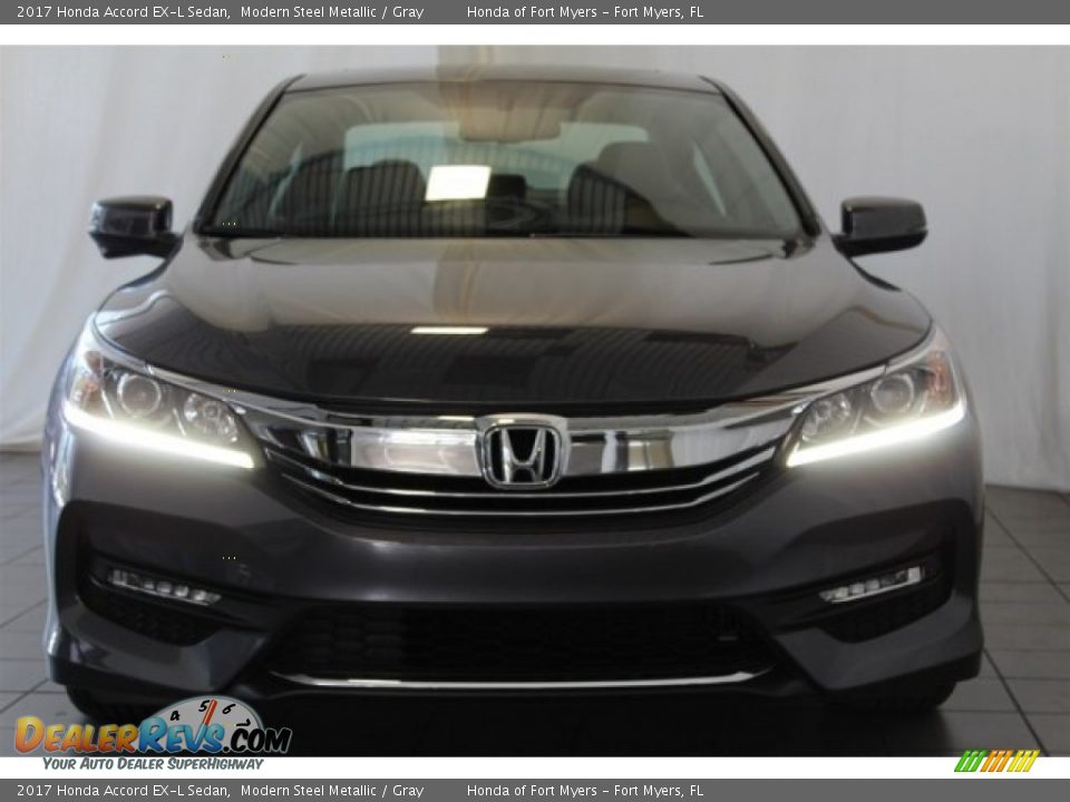 2017 Honda Accord EX-L Sedan Modern Steel Metallic / Gray Photo #4