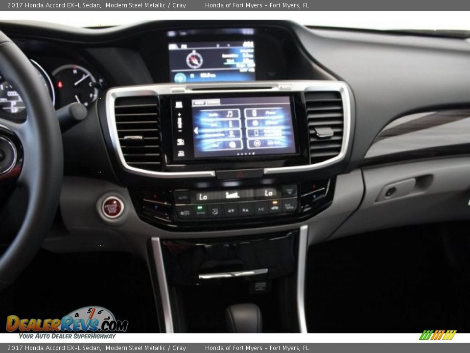 2017 Honda Accord EX-L Sedan Modern Steel Metallic / Gray Photo #17