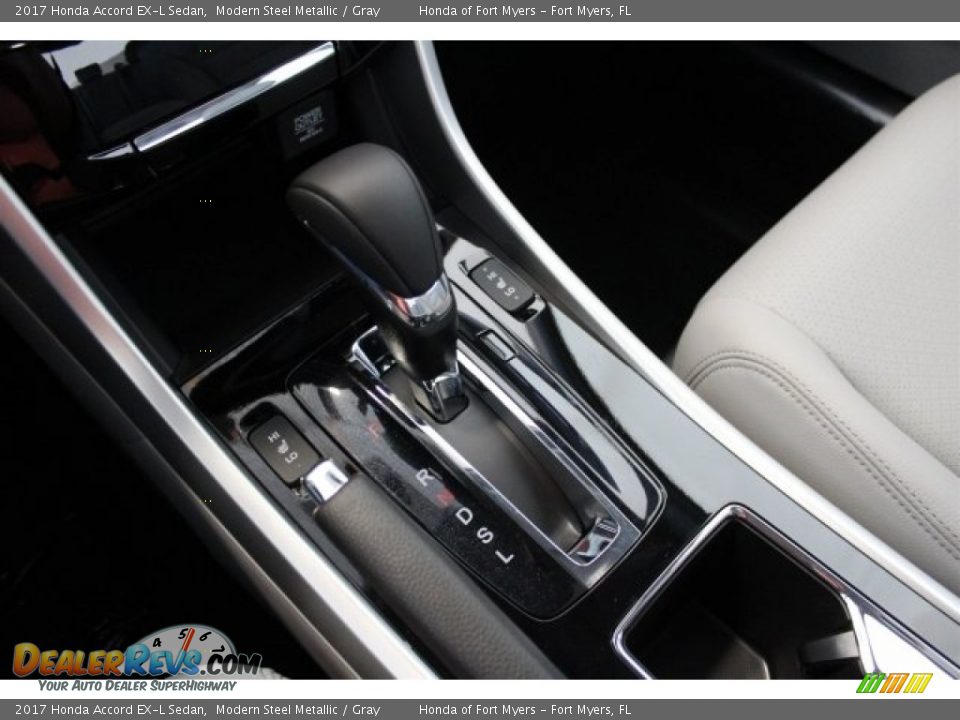 2017 Honda Accord EX-L Sedan Modern Steel Metallic / Gray Photo #23
