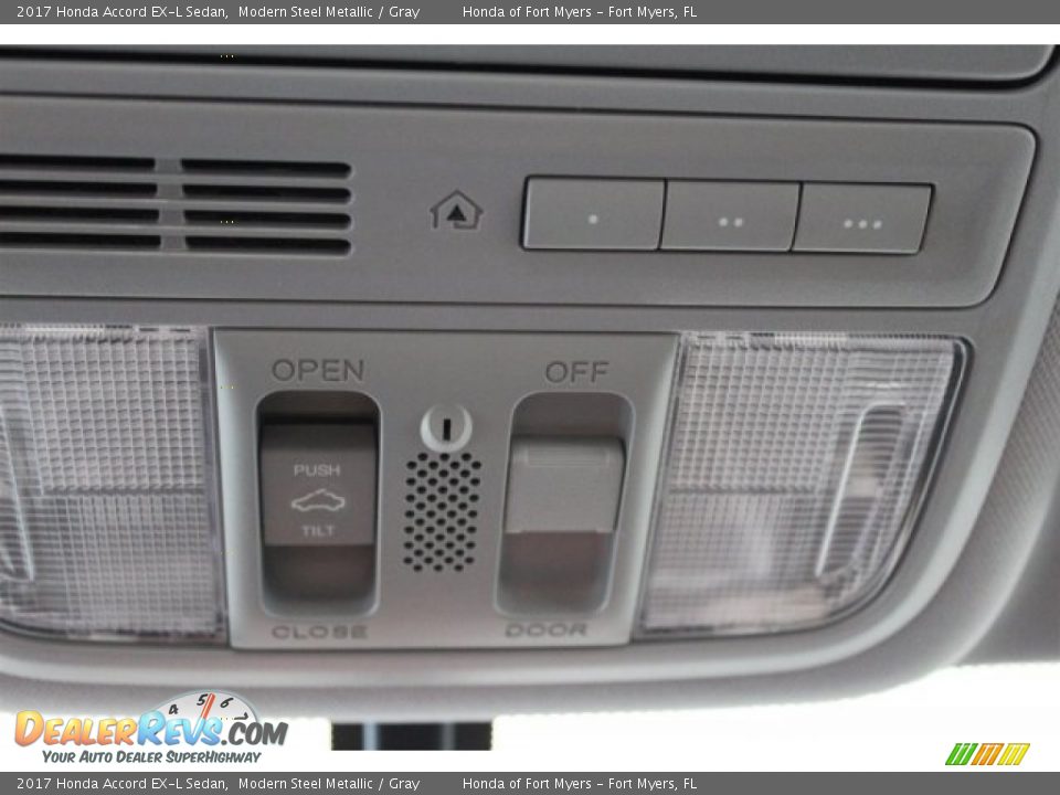 2017 Honda Accord EX-L Sedan Modern Steel Metallic / Gray Photo #26