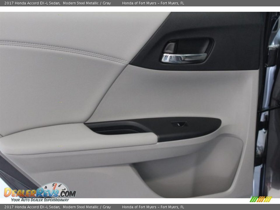 2017 Honda Accord EX-L Sedan Modern Steel Metallic / Gray Photo #28