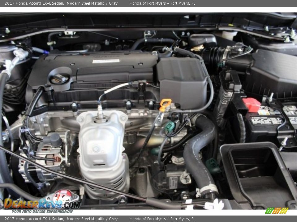 2017 Honda Accord EX-L Sedan Modern Steel Metallic / Gray Photo #31