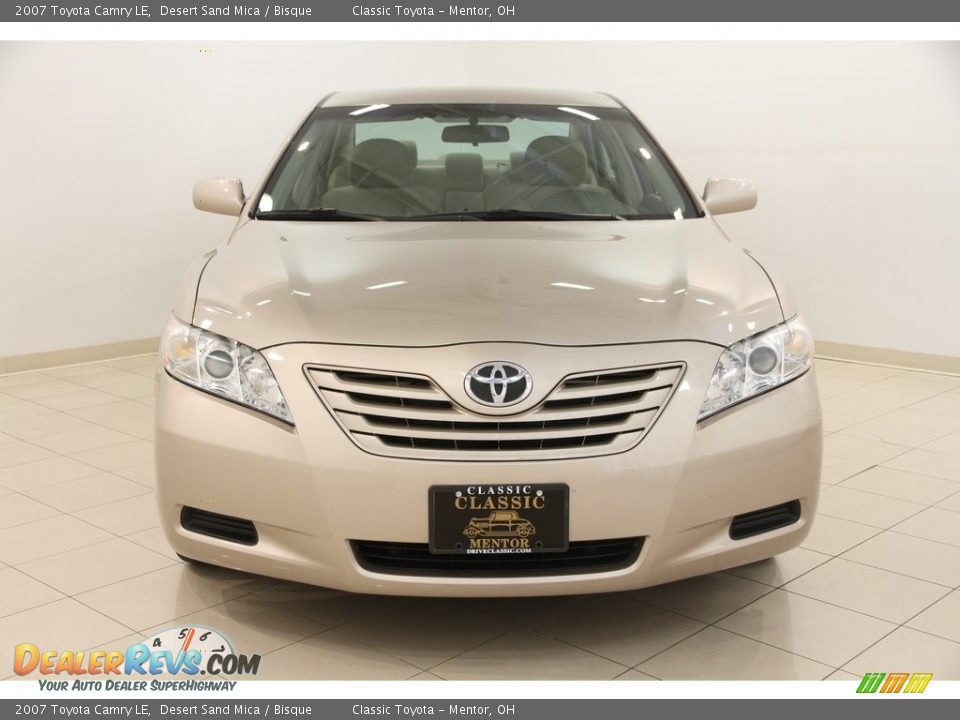 2007 Toyota Camry LE Desert Sand Mica / Bisque Photo #2