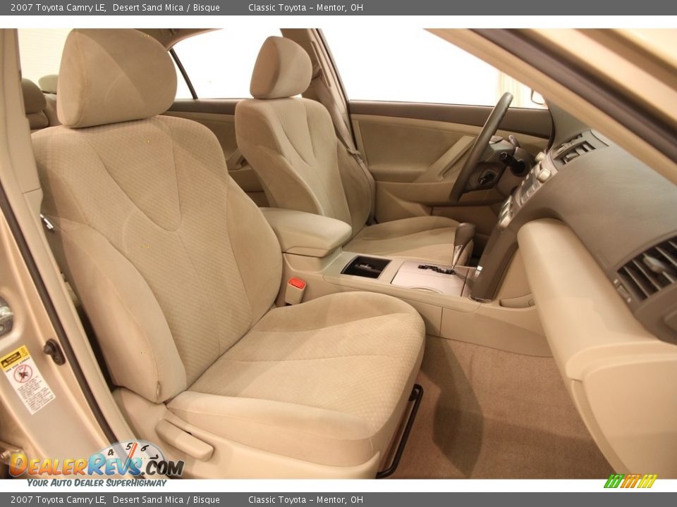 2007 Toyota Camry LE Desert Sand Mica / Bisque Photo #12