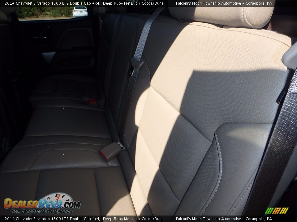 2014 Chevrolet Silverado 1500 LTZ Double Cab 4x4 Deep Ruby Metallic / Cocoa/Dune Photo #16