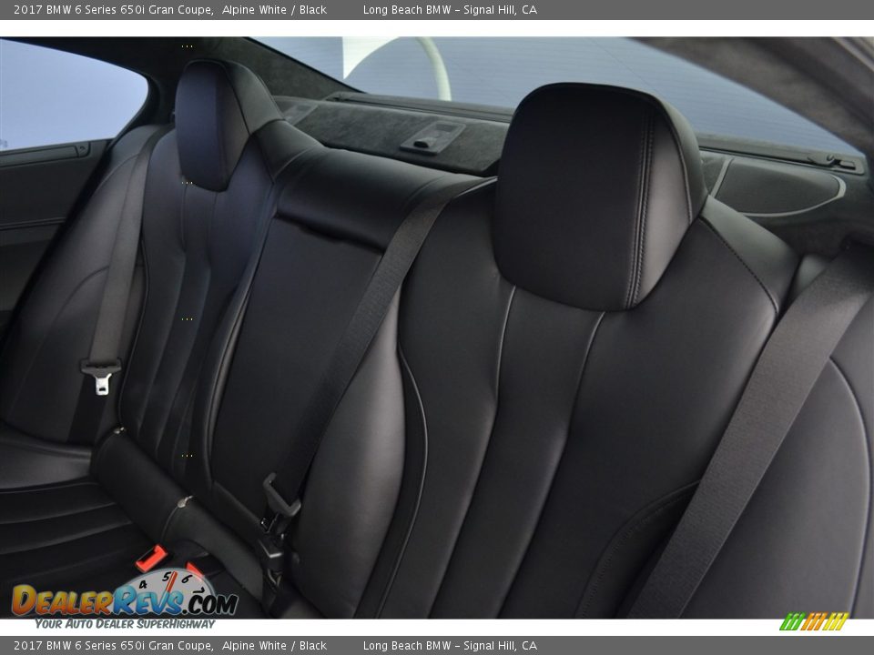 Rear Seat of 2017 BMW 6 Series 650i Gran Coupe Photo #9