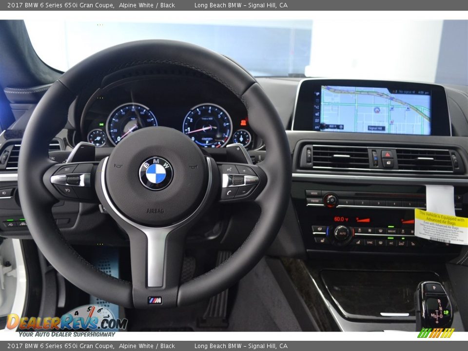 Dashboard of 2017 BMW 6 Series 650i Gran Coupe Photo #14