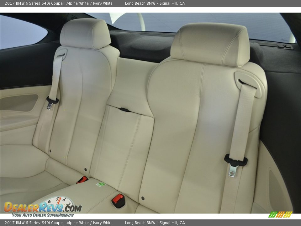 Rear Seat of 2017 BMW 6 Series 640i Coupe Photo #9