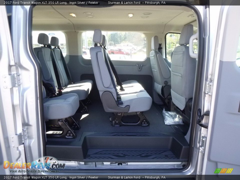 Rear Seat of 2017 Ford Transit Wagon XLT 350 LR Long Photo #3