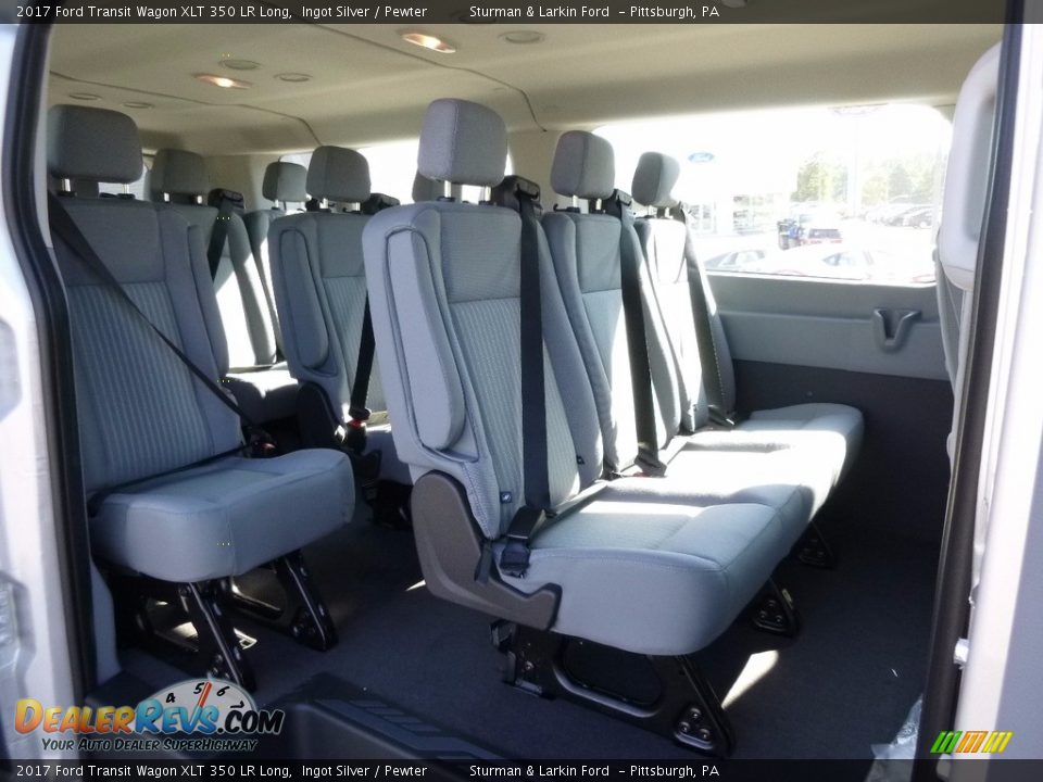 Rear Seat of 2017 Ford Transit Wagon XLT 350 LR Long Photo #4
