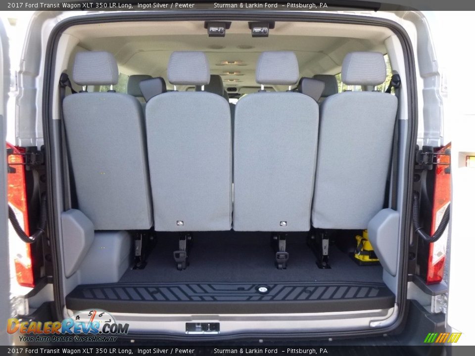 Rear Seat of 2017 Ford Transit Wagon XLT 350 LR Long Photo #5