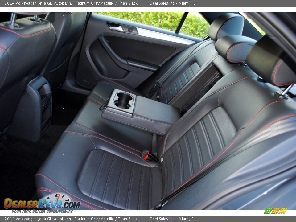 2014 Volkswagen Jetta GLI Autobahn Platinum Gray Metallic / Titan Black Photo #12