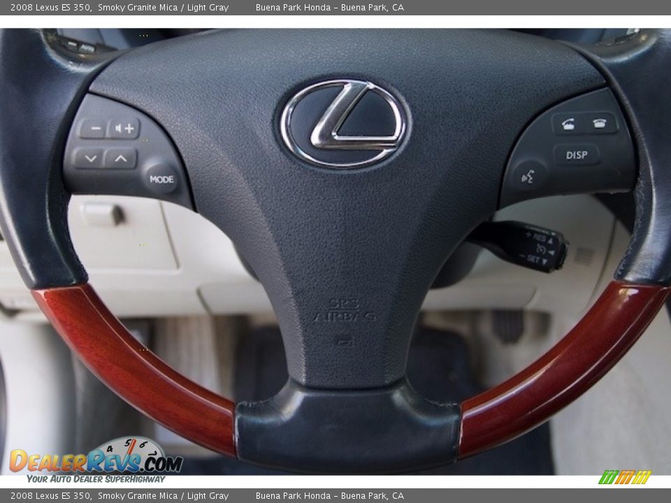 2008 Lexus ES 350 Smoky Granite Mica / Light Gray Photo #11