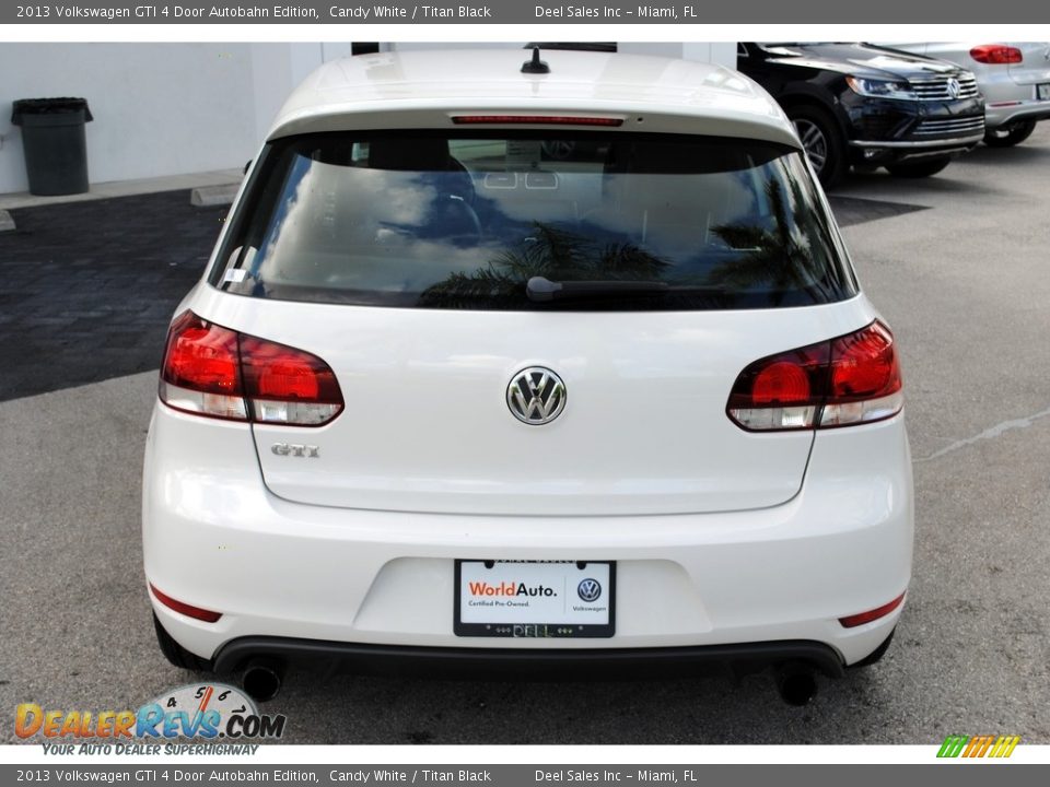 2013 Volkswagen GTI 4 Door Autobahn Edition Candy White / Titan Black Photo #7
