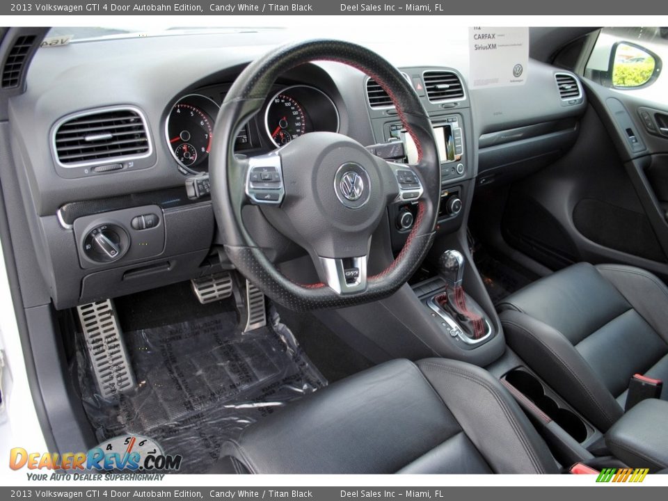 2013 Volkswagen GTI 4 Door Autobahn Edition Candy White / Titan Black Photo #14