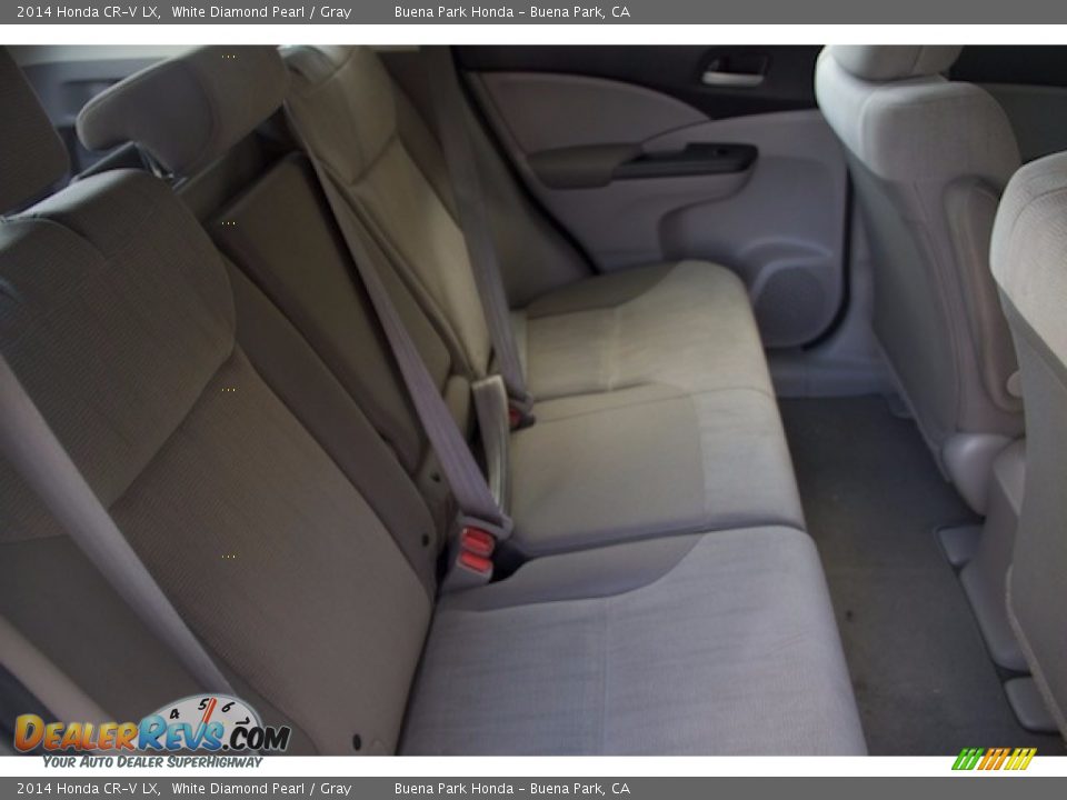 2014 Honda CR-V LX White Diamond Pearl / Gray Photo #15