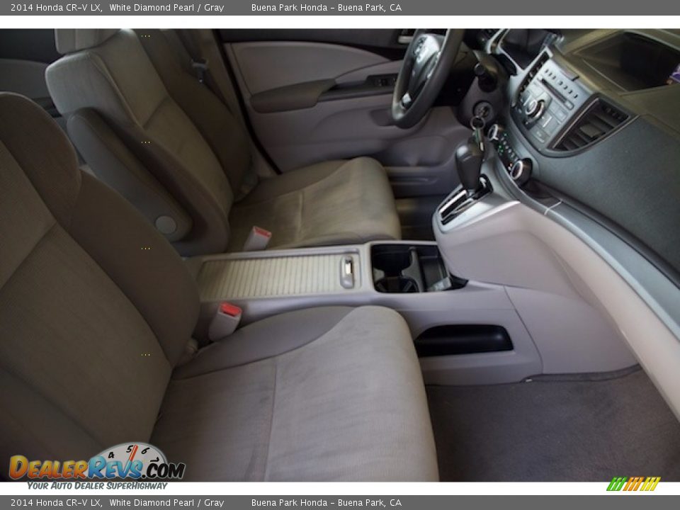 2014 Honda CR-V LX White Diamond Pearl / Gray Photo #17