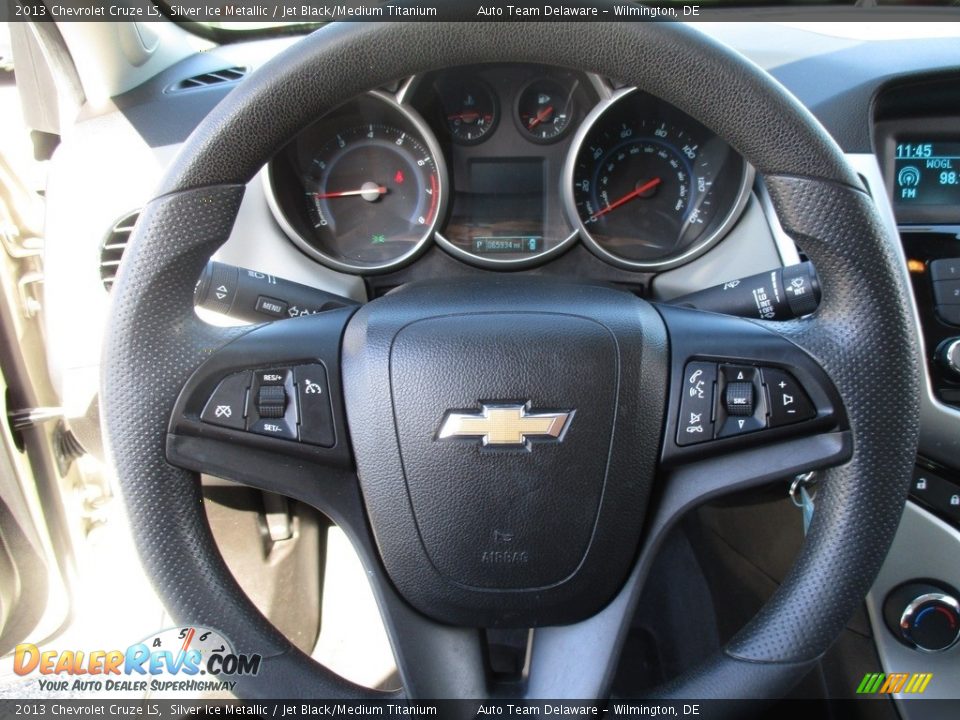 2013 Chevrolet Cruze LS Silver Ice Metallic / Jet Black/Medium Titanium Photo #12