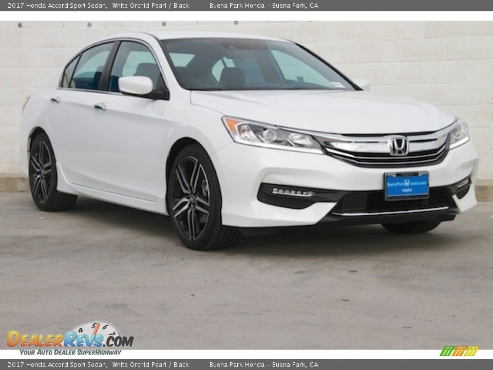 2017 Honda Accord Sport Sedan White Orchid Pearl / Black Photo #1