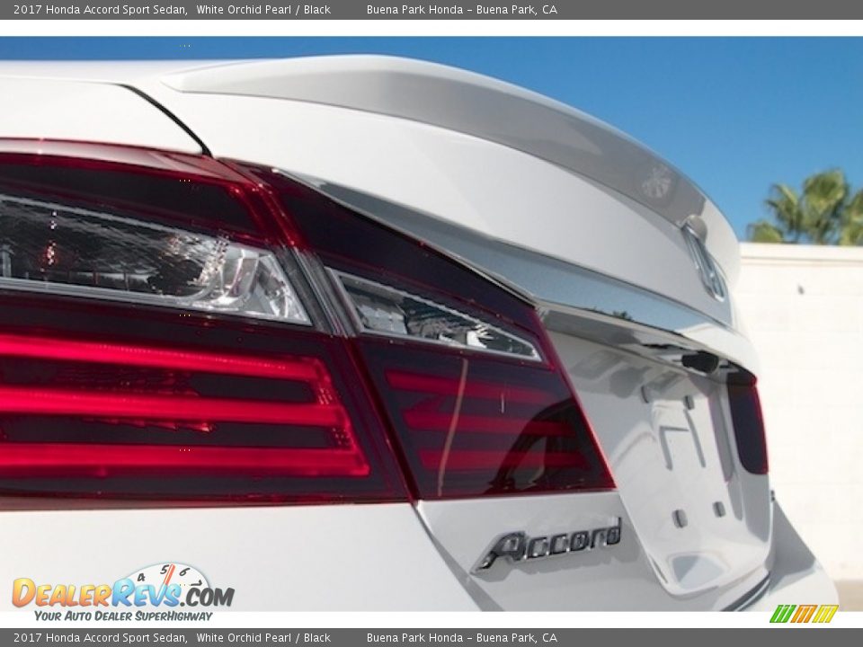 2017 Honda Accord Sport Sedan White Orchid Pearl / Black Photo #3