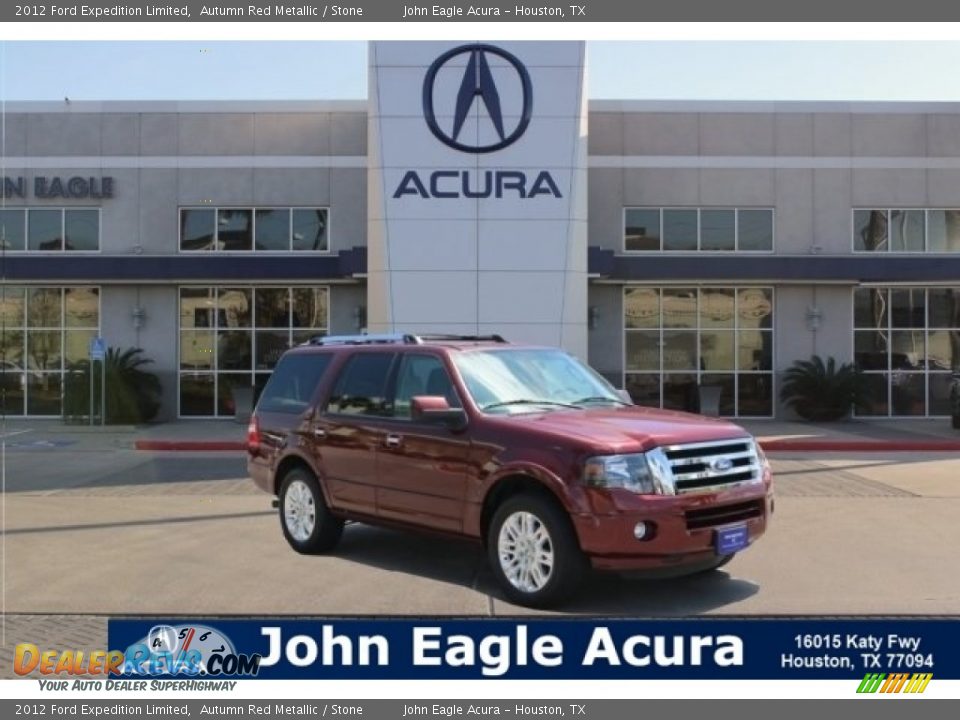 2012 Ford Expedition Limited Autumn Red Metallic / Stone Photo #1