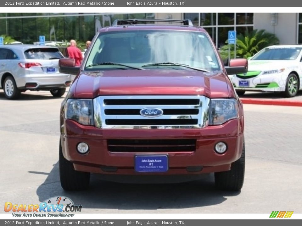 2012 Ford Expedition Limited Autumn Red Metallic / Stone Photo #2