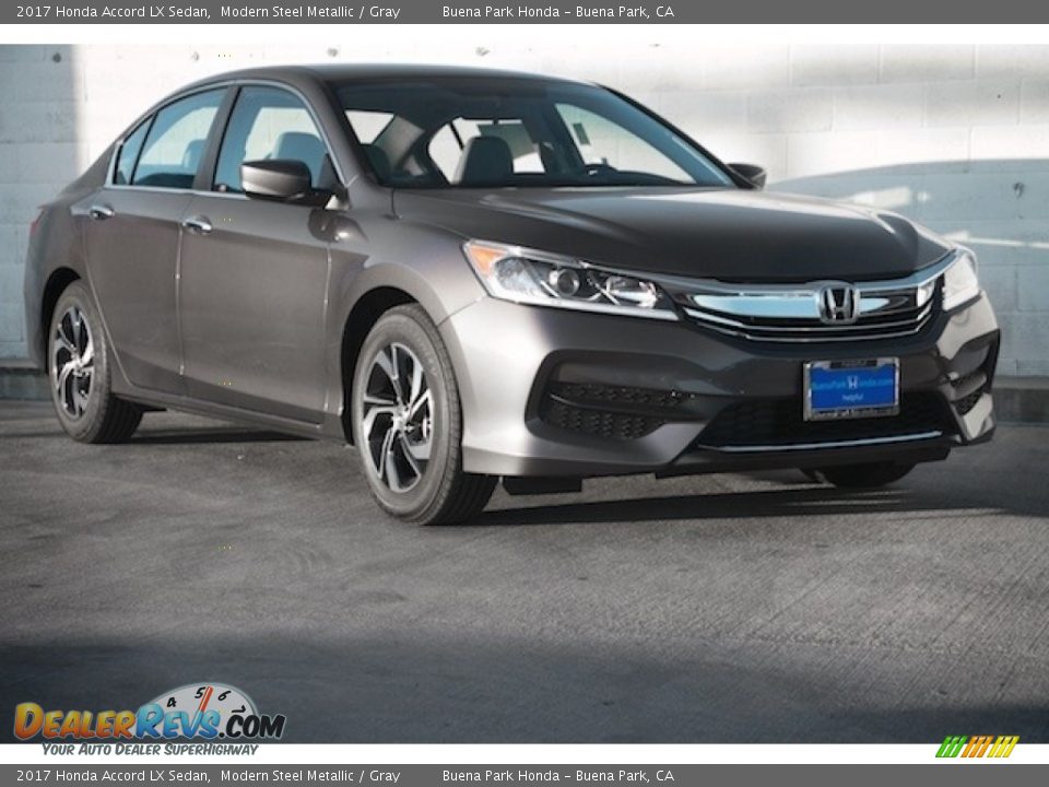 2017 Honda Accord LX Sedan Modern Steel Metallic / Gray Photo #1