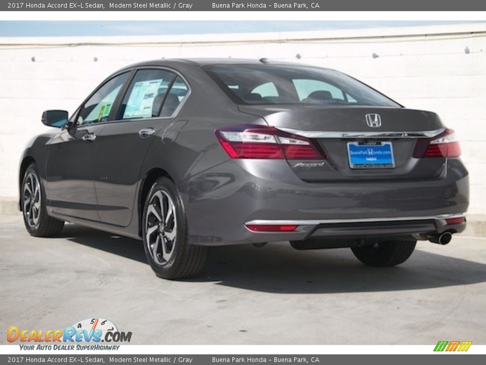 2017 Honda Accord EX-L Sedan Modern Steel Metallic / Gray Photo #2