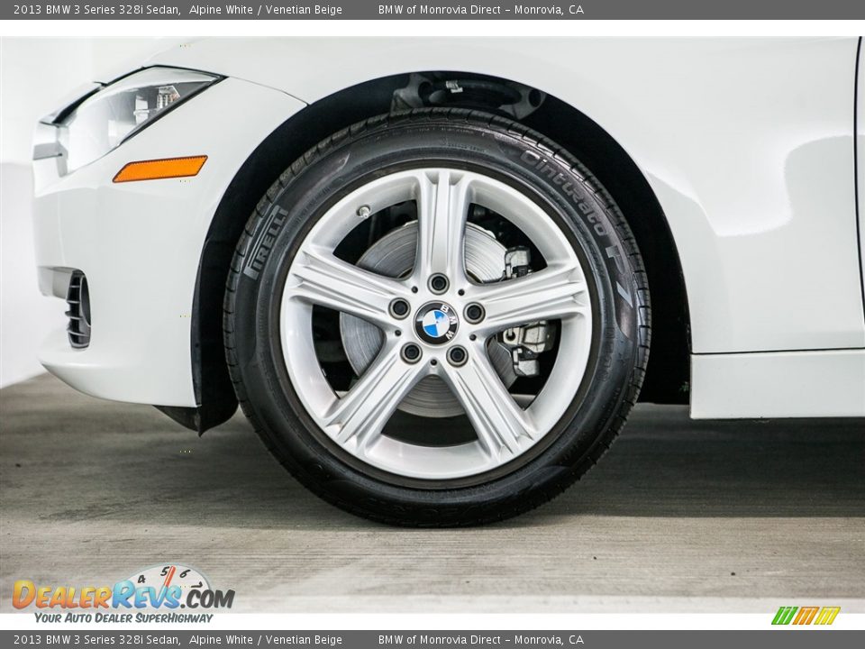 2013 BMW 3 Series 328i Sedan Alpine White / Venetian Beige Photo #8