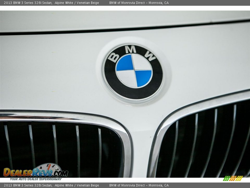 2013 BMW 3 Series 328i Sedan Alpine White / Venetian Beige Photo #28