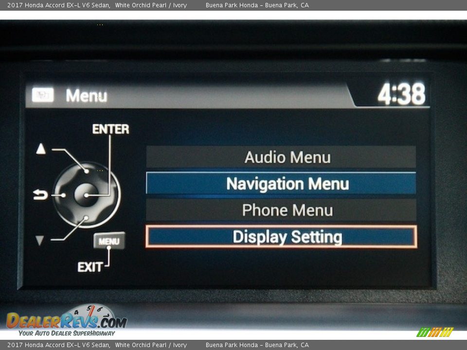 2017 Honda Accord EX-L V6 Sedan White Orchid Pearl / Ivory Photo #17