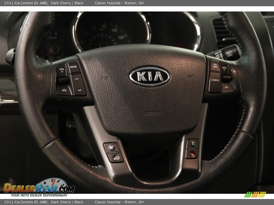 2011 Kia Sorento EX AWD Dark Cherry / Black Photo #6