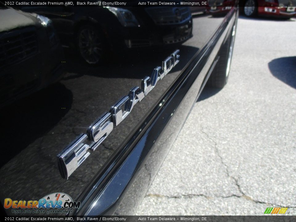 2012 Cadillac Escalade Premium AWD Black Raven / Ebony/Ebony Photo #29