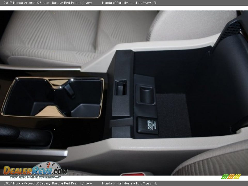 2017 Honda Accord LX Sedan Basque Red Pearl II / Ivory Photo #22