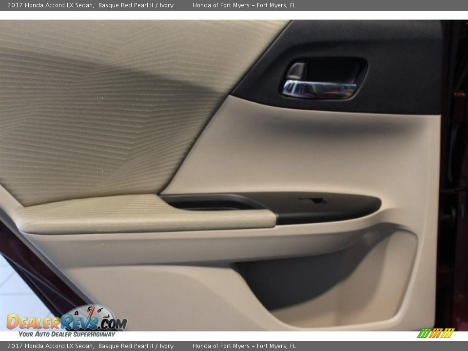2017 Honda Accord LX Sedan Basque Red Pearl II / Ivory Photo #23