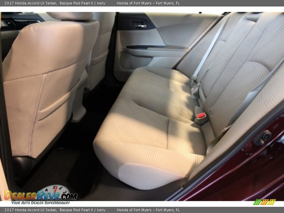2017 Honda Accord LX Sedan Basque Red Pearl II / Ivory Photo #24