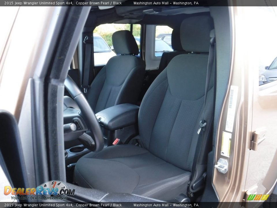 2015 Jeep Wrangler Unlimited Sport 4x4 Copper Brown Pearl / Black Photo #11