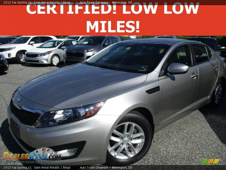 2013 Kia Optima LX Satin Metal Metallic / Beige Photo #1