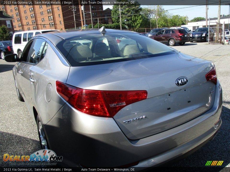 2013 Kia Optima LX Satin Metal Metallic / Beige Photo #4