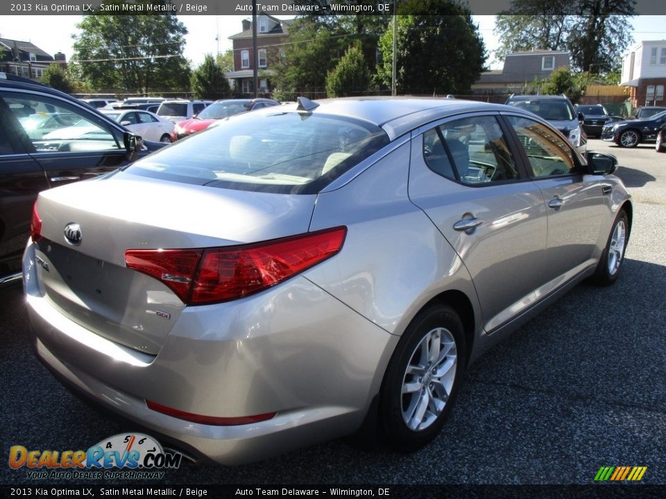 2013 Kia Optima LX Satin Metal Metallic / Beige Photo #6