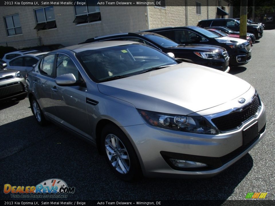 2013 Kia Optima LX Satin Metal Metallic / Beige Photo #7