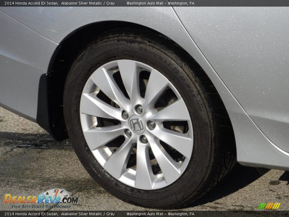 2014 Honda Accord EX Sedan Alabaster Silver Metallic / Gray Photo #3