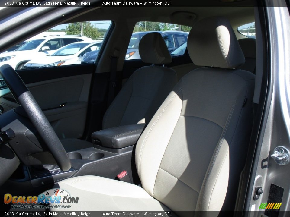 2013 Kia Optima LX Satin Metal Metallic / Beige Photo #10