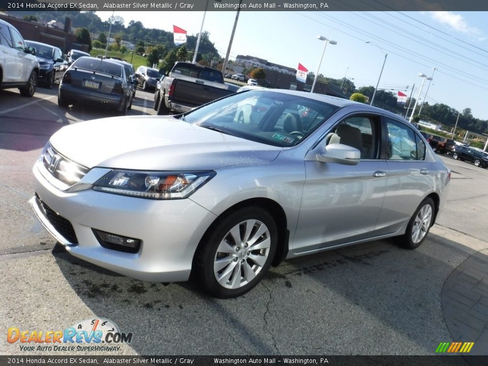 2014 Honda Accord EX Sedan Alabaster Silver Metallic / Gray Photo #6