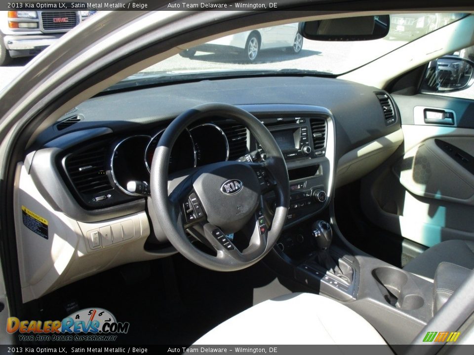 2013 Kia Optima LX Satin Metal Metallic / Beige Photo #11