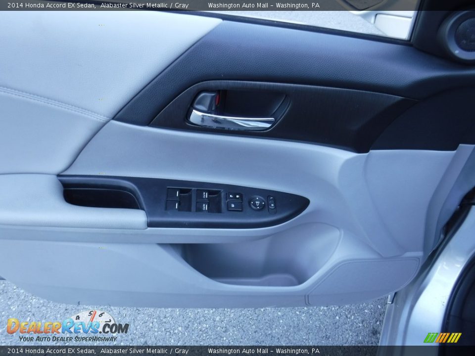2014 Honda Accord EX Sedan Alabaster Silver Metallic / Gray Photo #11