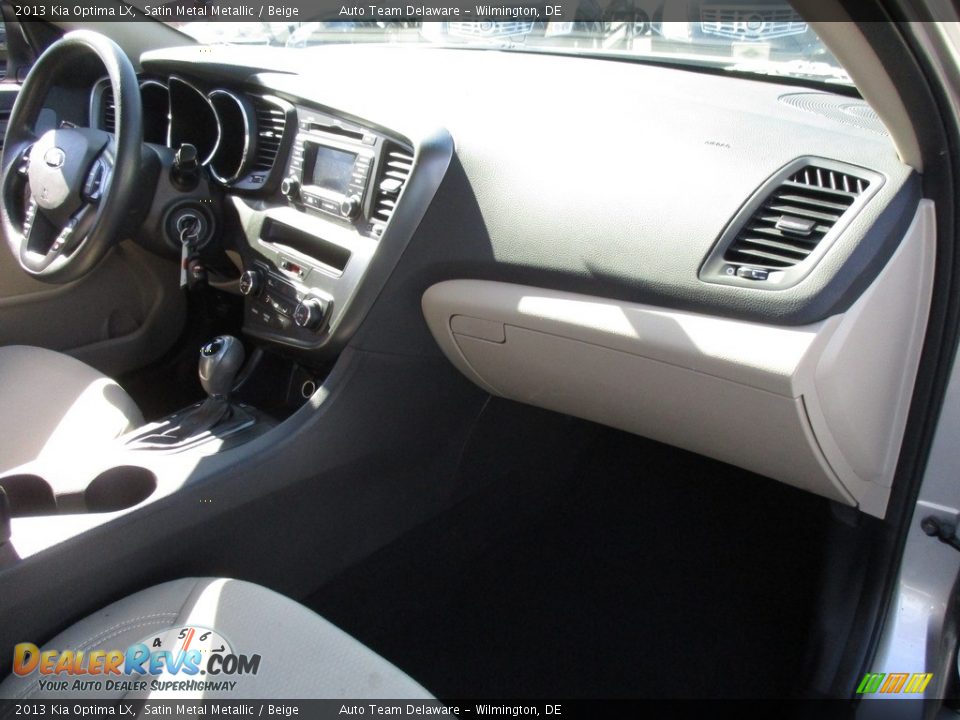 2013 Kia Optima LX Satin Metal Metallic / Beige Photo #17